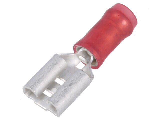 Connector: vlak; 6,3mm; 0,8mm; vrouwelijk; 0,3÷0,9mm2; klemmen Connector: vlak; 6,3mm; 0,8mm; vrouwelijk; 0,3÷0,9mm2; klemmen